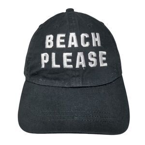 Beach Please Slideback Hat Black One Size Victoria's Secret PINK